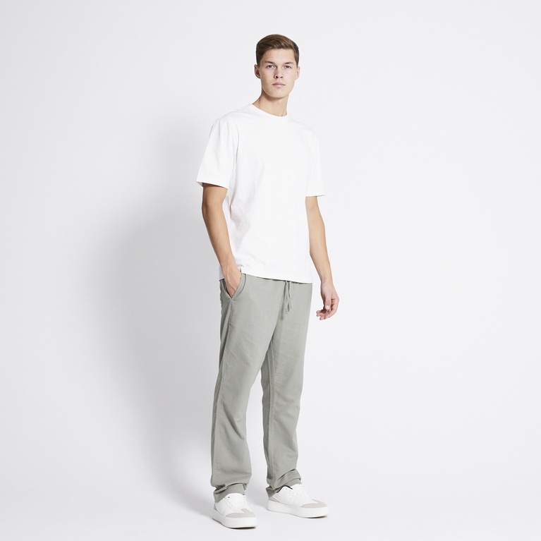 Linen blend pants "Ludvig" Green 1